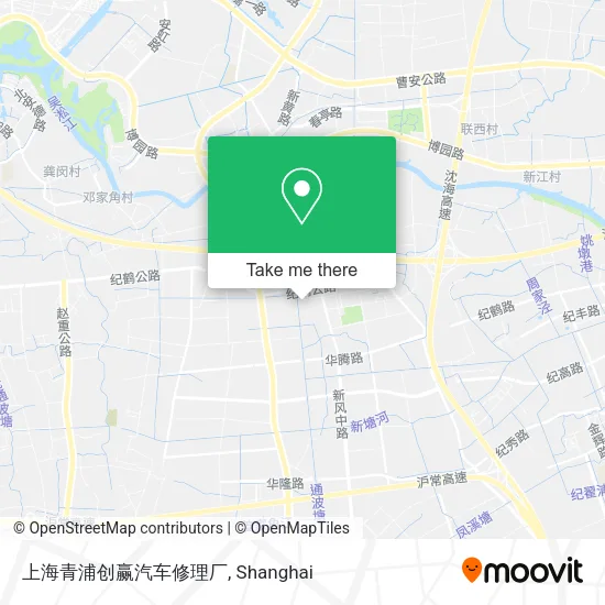 上海青浦创赢汽车修理厂 map