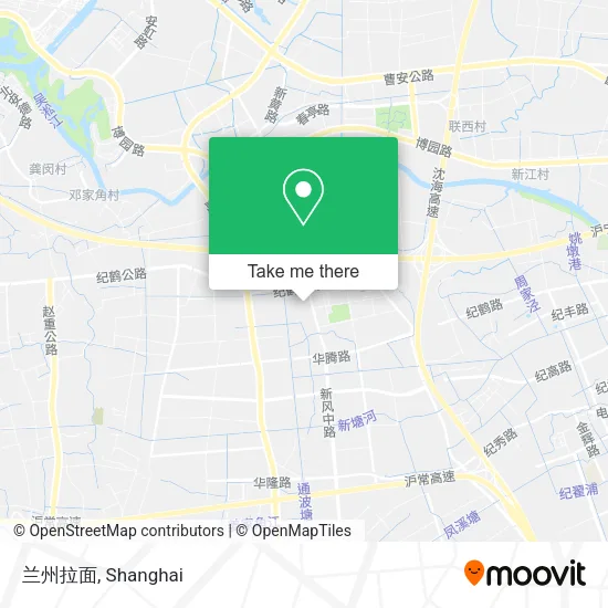 兰州拉面 map