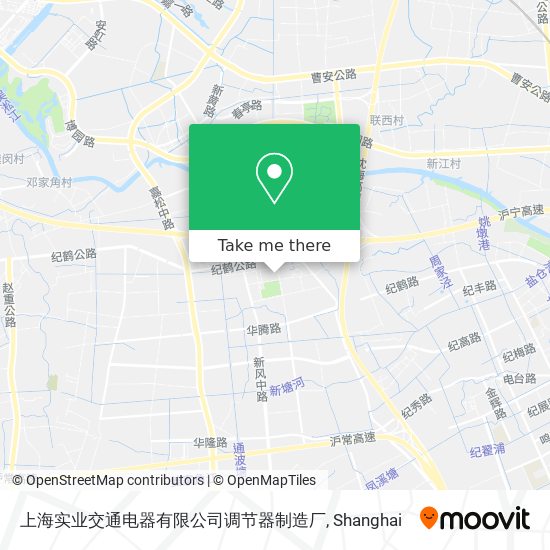 上海实业交通电器有限公司调节器制造厂 map