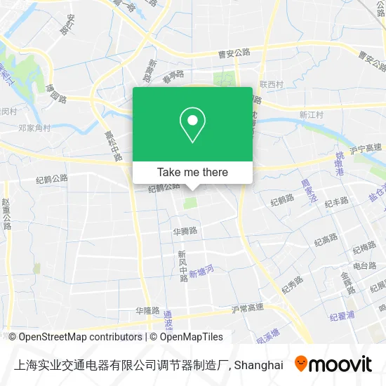 上海实业交通电器有限公司调节器制造厂 map
