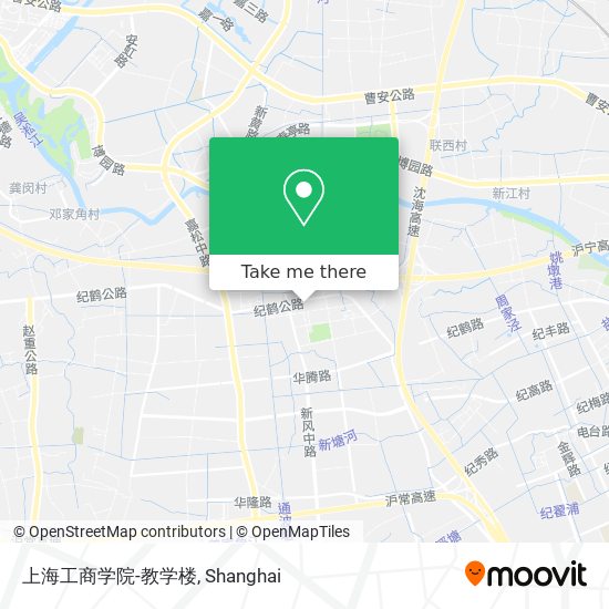 上海工商学院-教学楼 map