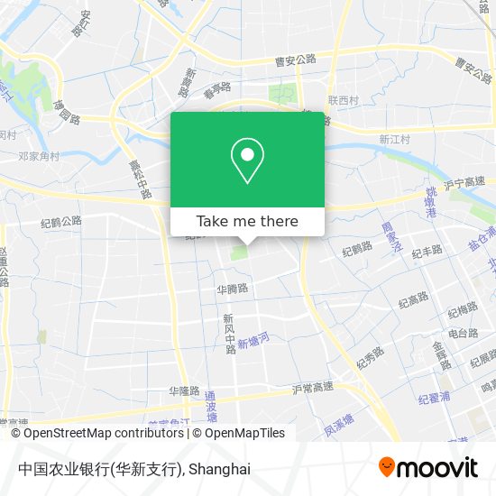 中国农业银行(华新支行) map