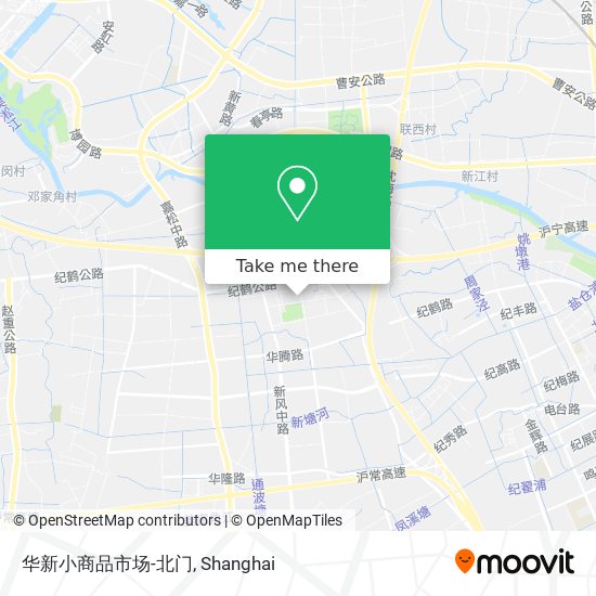 华新小商品市场-北门 map