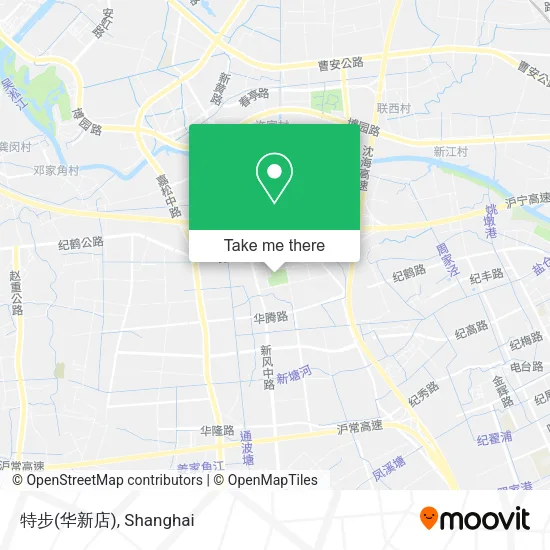 特步(华新店) map