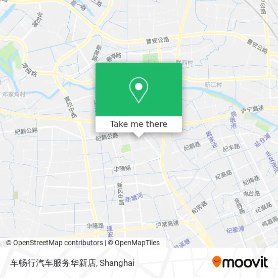 车畅行汽车服务华新店 map