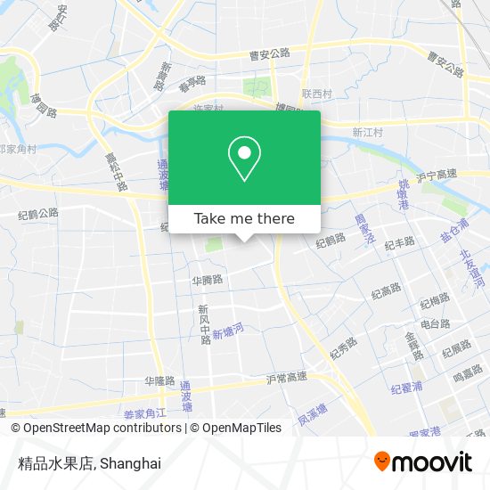 精品水果店 map