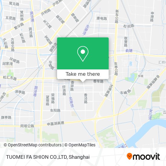 TUOMEI FA SHION CO.,LTD map