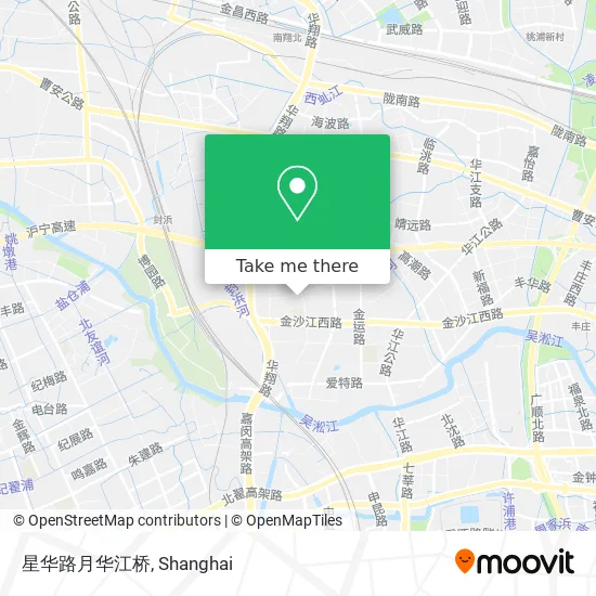 星华路月华江桥 map