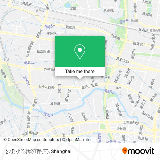 沙县小吃(华江路店) map
