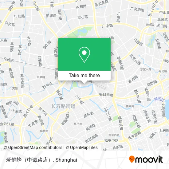 爱鲜蜂（中谭路店） map