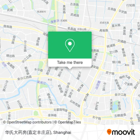华氏大药房(嘉定丰庄店) map