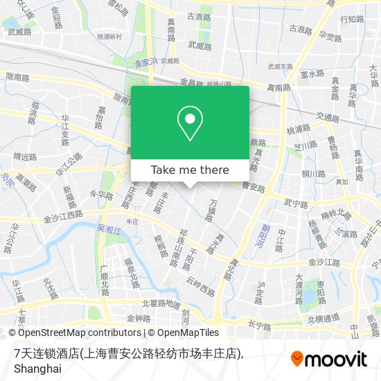 7天连锁酒店(上海曹安公路轻纺市场丰庄店) map