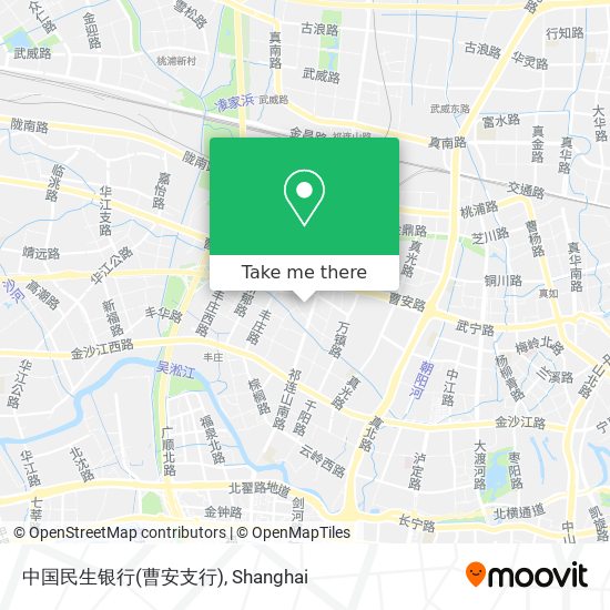 中国民生银行(曹安支行) map