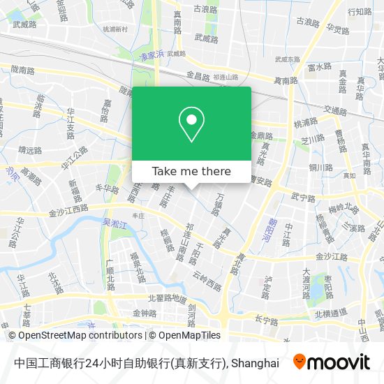 中国工商银行24小时自助银行(真新支行) map