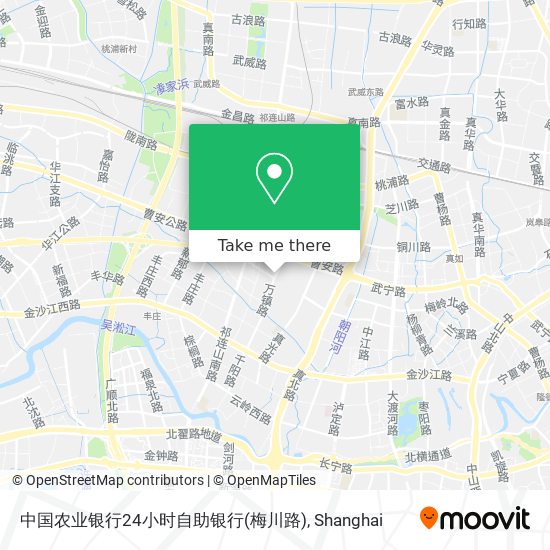 中国农业银行24小时自助银行(梅川路) map