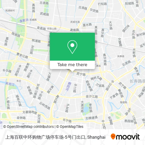 上海百联中环购物广场停车场-5号门出口 map