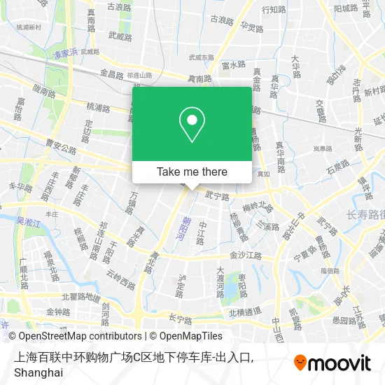 上海百联中环购物广场C区地下停车库-出入口 map
