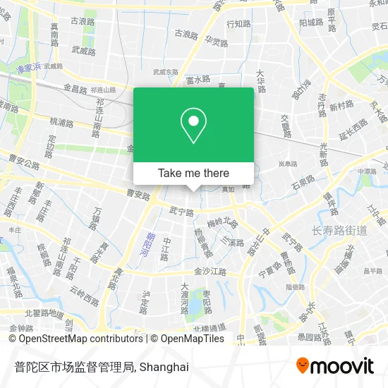 普陀区市场监督管理局 map