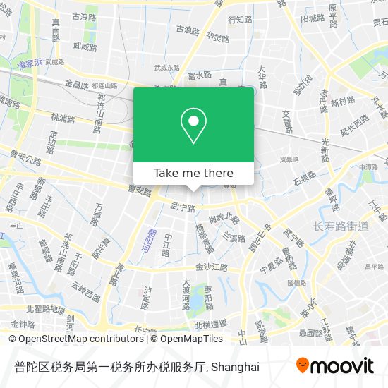 普陀区税务局第一税务所办税服务厅 map