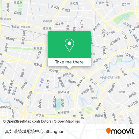真如眼镜城配镜中心 map