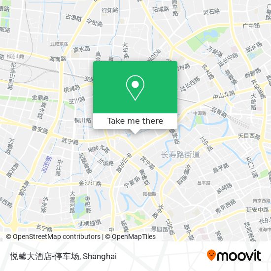 悦馨大酒店-停车场 map