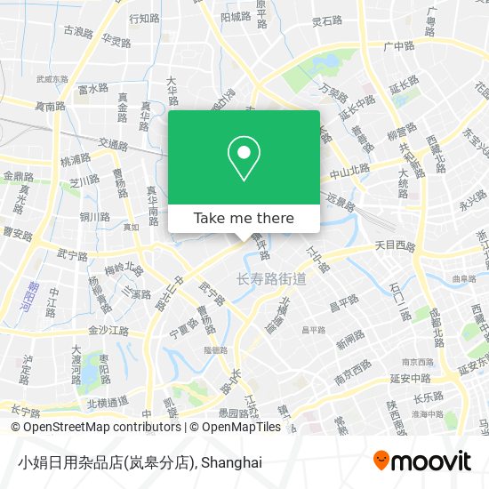 小娟日用杂品店(岚皋分店) map