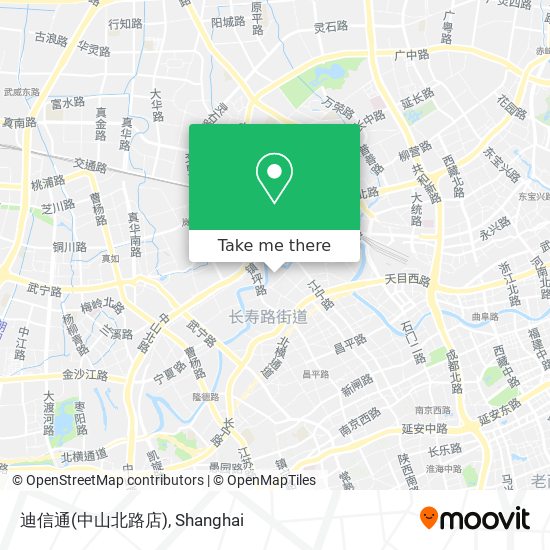 迪信通(中山北路店) map