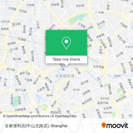 全家便利店(中山北路店) map