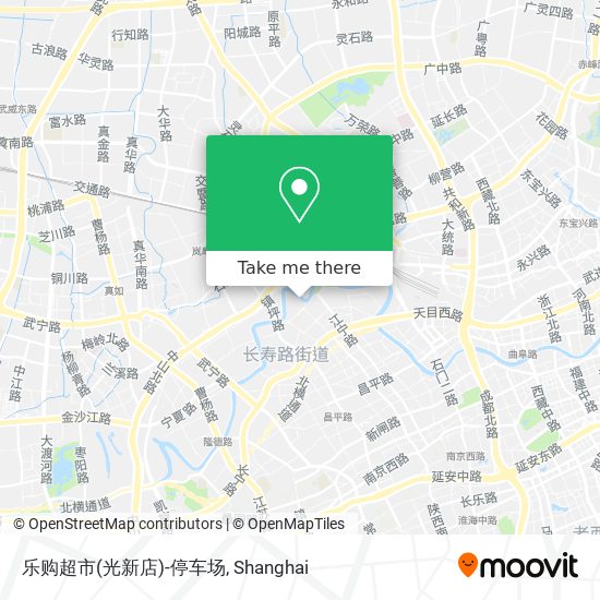 乐购超市(光新店)-停车场 map