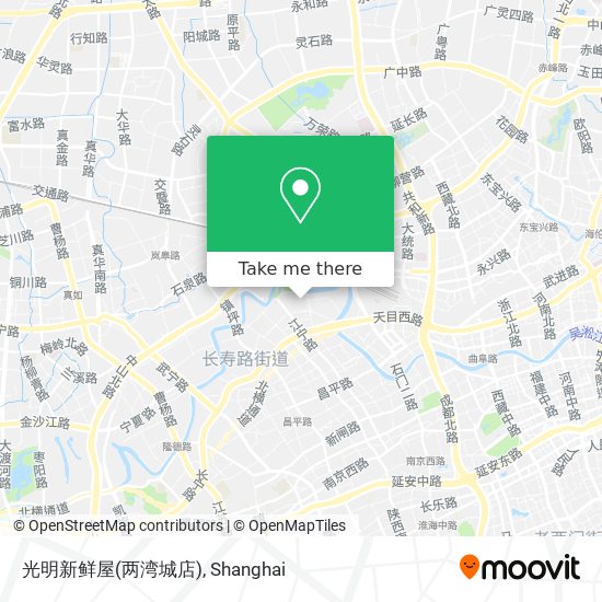 光明新鲜屋(两湾城店) map