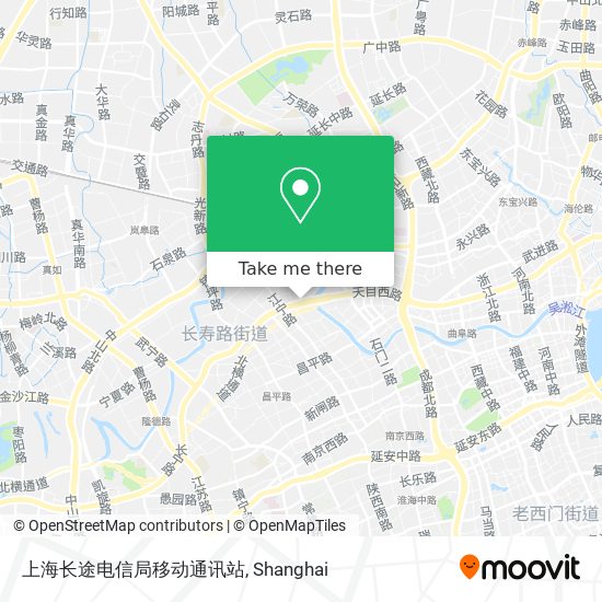上海长途电信局移动通讯站 map