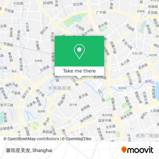 馨雨星美发 map