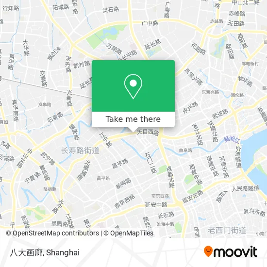 八大画廊 map