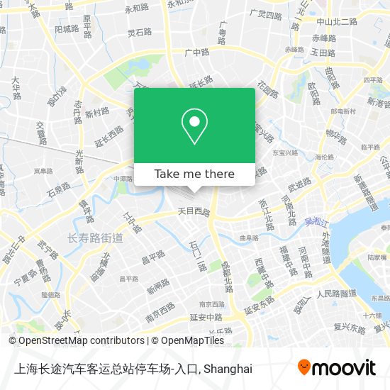 上海长途汽车客运总站停车场-入口 map