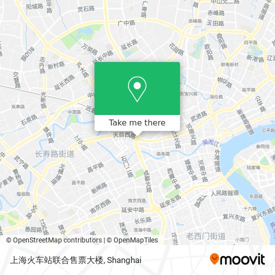 上海火车站联合售票大楼 map