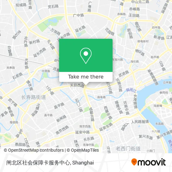 闸北区社会保障卡服务中心 map