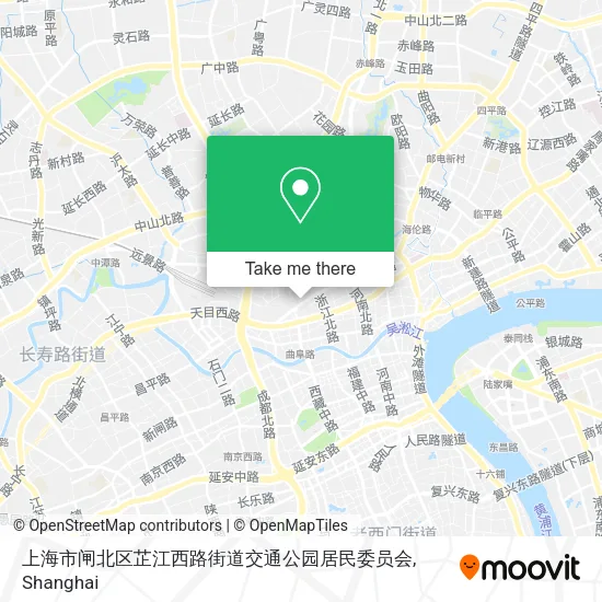 上海市闸北区芷江西路街道交通公园居民委员会 map