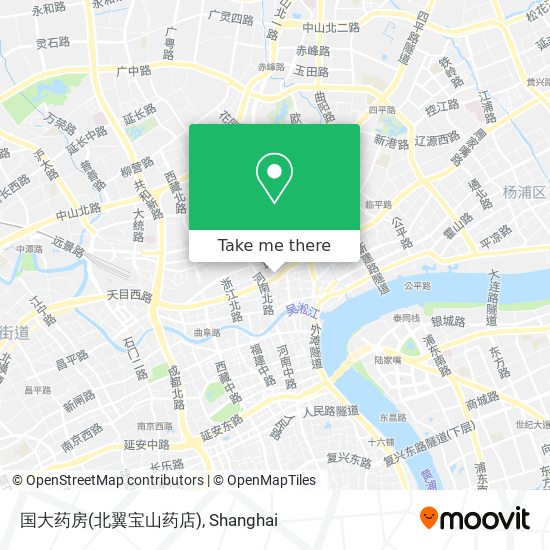 国大药房(北翼宝山药店) map