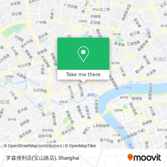 罗森便利店(宝山路店) map