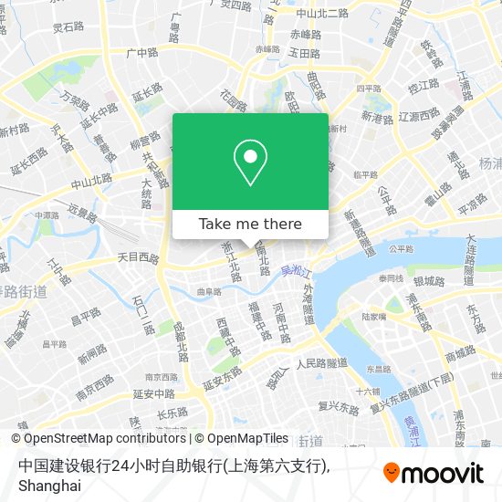 中国建设银行24小时自助银行(上海第六支行) map