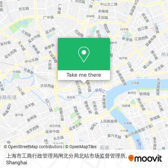 上海市工商行政管理局闸北分局北站市场监督管理所 map