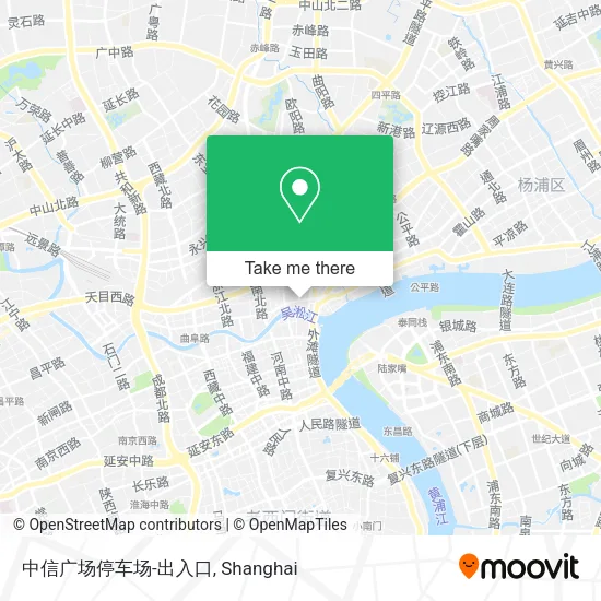 中信广场停车场-出入口 map
