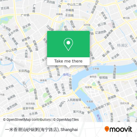 一米香潮汕砂锅粥(海宁路店) map