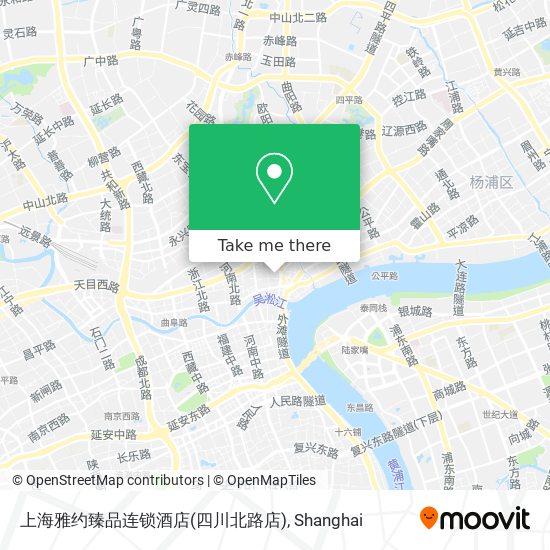 上海雅约臻品连锁酒店(四川北路店) map