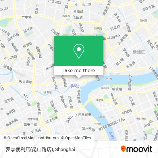 罗森便利店(昆山路店) map