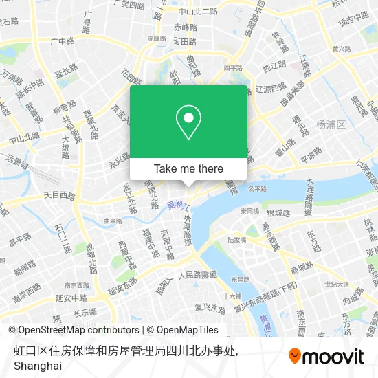 虹口区住房保障和房屋管理局四川北办事处 map