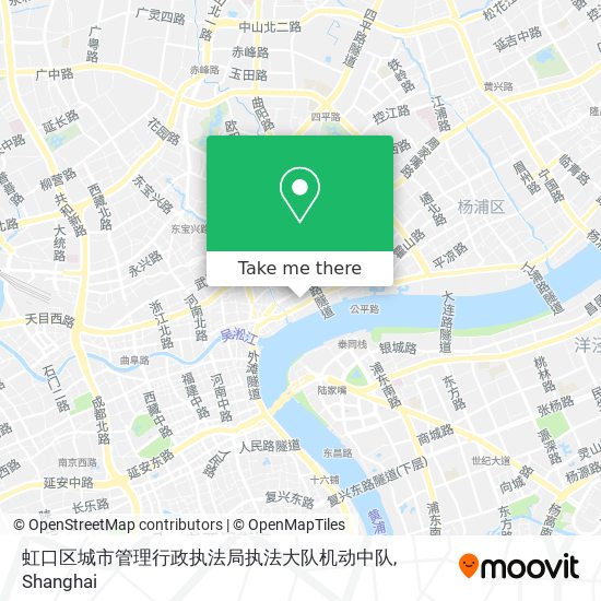 虹口区城市管理行政执法局执法大队机动中队 map