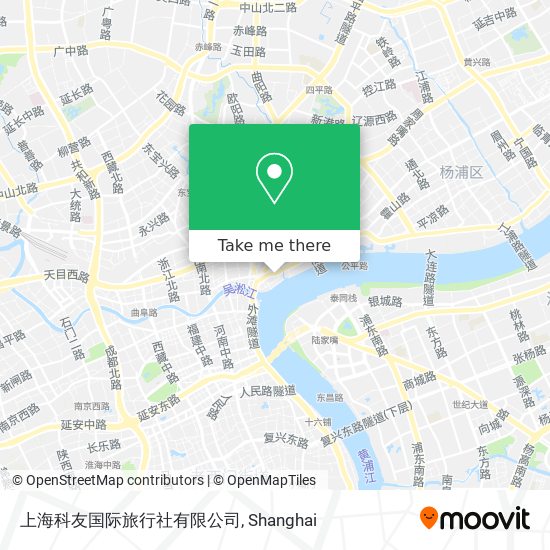 上海科友国际旅行社有限公司 map