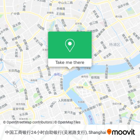 中国工商银行24小时自助银行(吴淞路支行) map