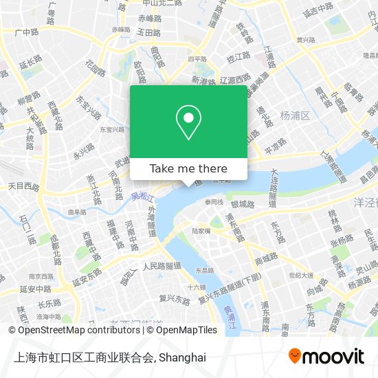 上海市虹口区工商业联合会 map